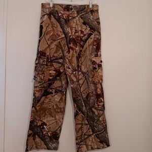 Outfitters Ridge Boys XXL (18) Camo Cargo Pants Hunting Fishing Outdoor‎